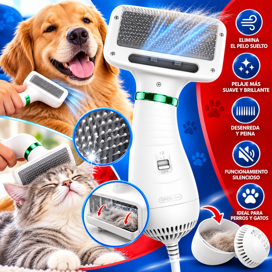 🐾  ¡Cepillado Fácil, Pelo Suave y Menos Pelos por Toda la Casa!