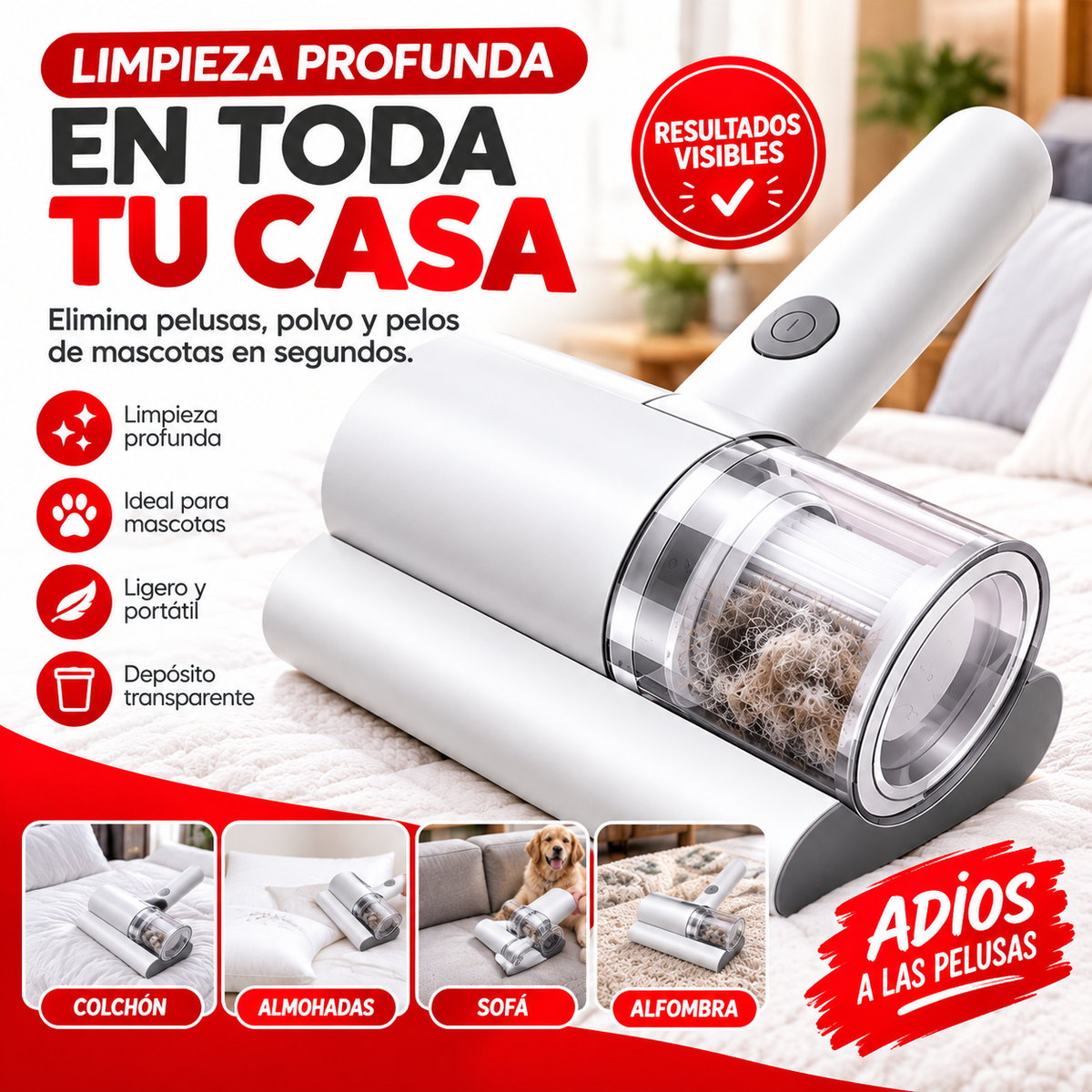 ¡Adiós al polvo y los ácaros! 🛏️✨ Limpieza profunda al alcance de tu mano23